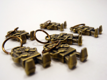 Electric Love: Set of 6 Robot Stitch Markers