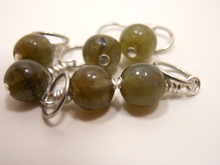 Labradorite: Set of 6 Stitch Markers