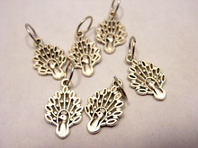 Peacocks: Set of 6 Stitch Markers