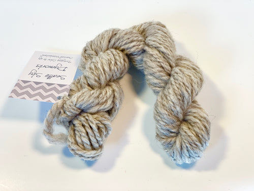 Handspun Wool  Yarn ~ Naturally Colored Superbulky Light