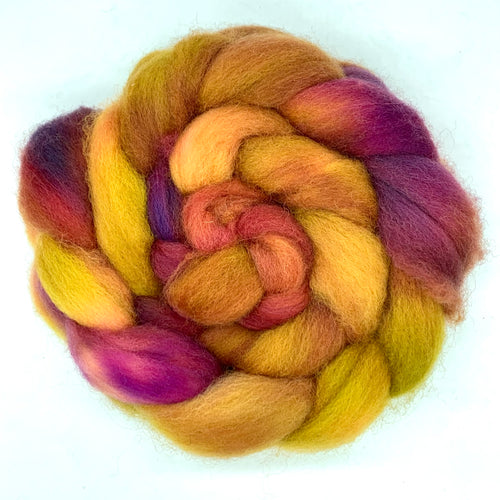 100% Shetland Wool Roving 4oz: Fightin' Bears