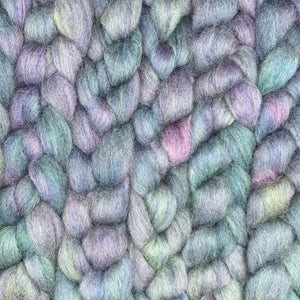 PNWWW Coopworth Wool Roving 4oz: Fairy Frost