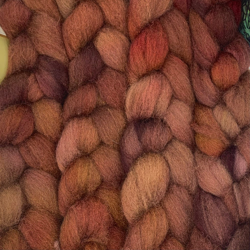 100% Shetland Wool Roving 4oz: Box o' Chocolate