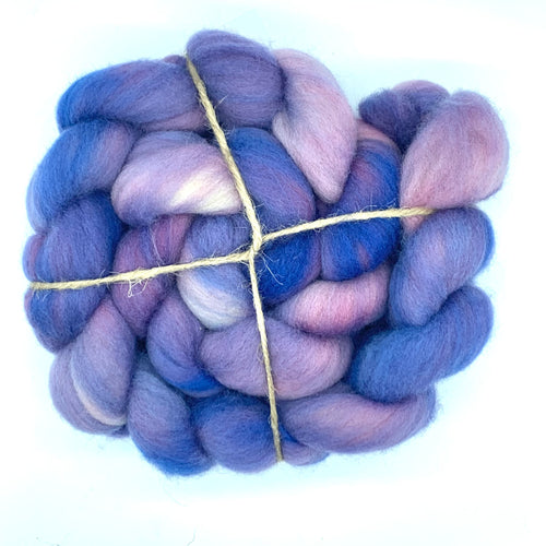 100% Polworth Wool Roving 4oz: Bisexual Lighting