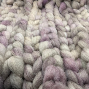 PNWWW Crossbred Blend Wool Roving 4oz: Ophelia
