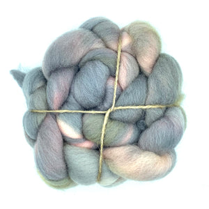 100% Corriedale Wool Roving 4oz: Salmon Run