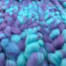 PNWWW Coopworth Wool Roving 4oz: Purple Era