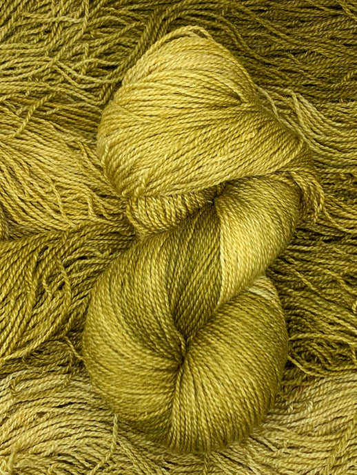 Mismated: Lichen ~ Superwash Merino Wool and Silk