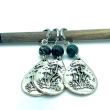 Handmade Single Metal Stitch Marker ~ Mushroom No.4