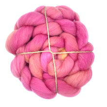 100% Polworth Wool Roving 4oz: So Frickin' Pink