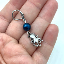 Handmade Single Metal Stitch Marker ~ Tiny Octopus