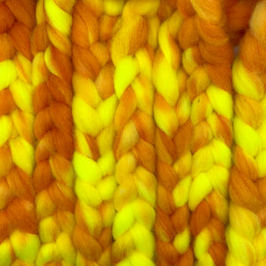 PNWWW Crossbred Blend Wool Roving 4oz: Cichlid