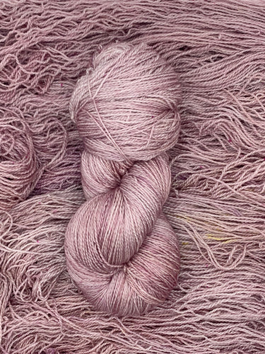 Auklet: Rose Quartz ~ Superwash Superfine Merino, Cashmere, Silk