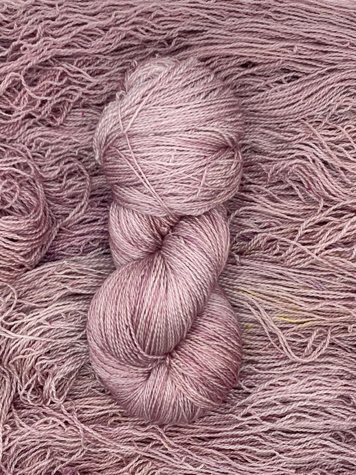 Auklet: Rose Quartz ~ Superwash Superfine Merino, Cashmere, Silk