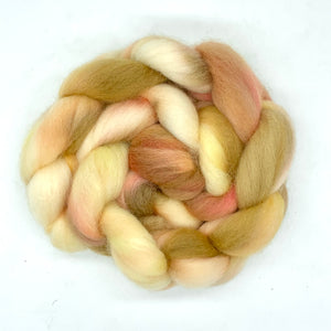 100% Corriedale Wool Roving 4oz: Prairie Grass