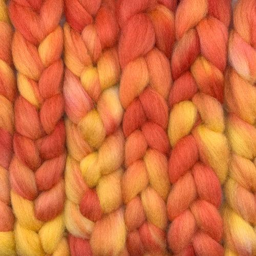 PNWWW Texel Wool Roving 4oz: Popsicle