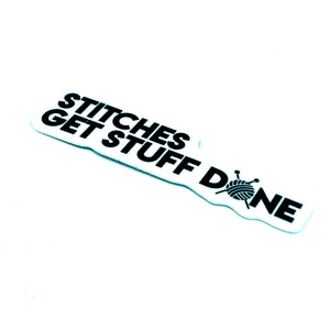 Stitches Get Stuff Done Stickers