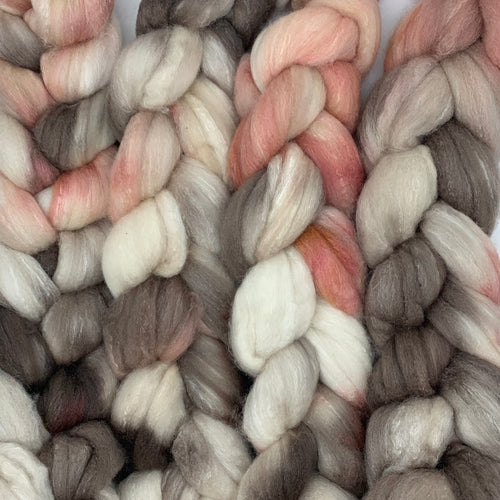 Laurelhurst Roving 4oz: Neapolitan ~ Superfine Merino, Silk, Yak