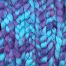 PNWWW Coopworth Wool Roving 4oz: Purple Era