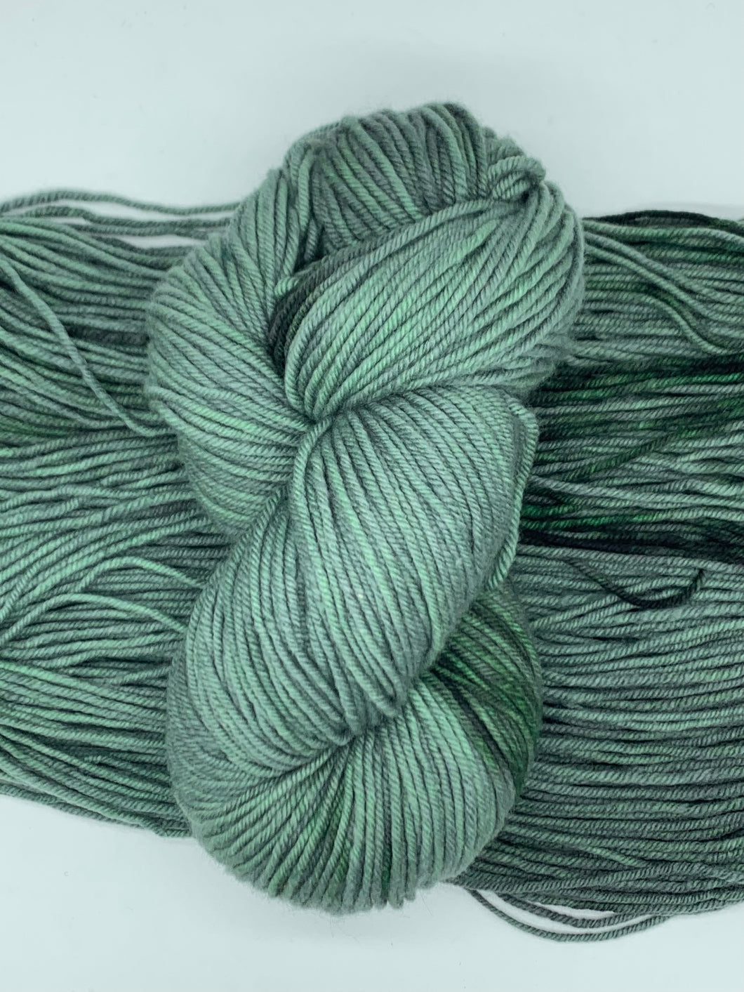 Laurelhurst DK: Hadrian Green ~ Superfine Merino Wool, Silk, Yak Down