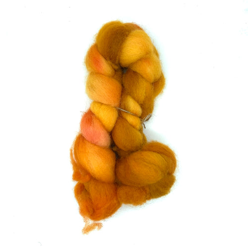 100% BFL Wool Roving Bonbon 2oz: Mac n' Cheese?