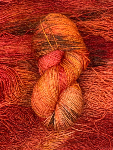 Mismated :  Autumn on Gilman ~ Superwash Merino Wool and Silk