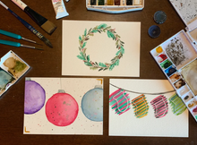 Seasonal Watercolor Card Classes!