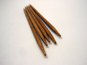 Double Pointed Bamboo Knitting Needles Sizes US 0-8 Metric 2mm - 5mm Extra Short 5"