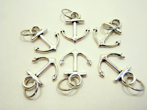 Anchors Away!: Set of 6 Stitch Markers