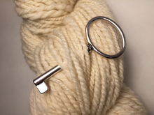 Antiqued Metal Key ~ Metal Shawl Pin