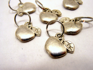 Apples: Set of 6 Stitch Markers