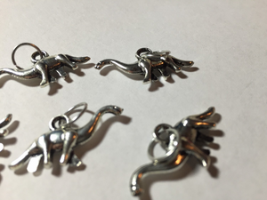 Brontosaurus: Set of 6 Dinosaur Stitch Markers