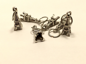 Eiffel Tower: Set of 6 Stitch Markers
