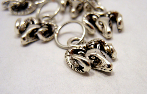 Jacob Ram: Set of 6 Stitch Markers