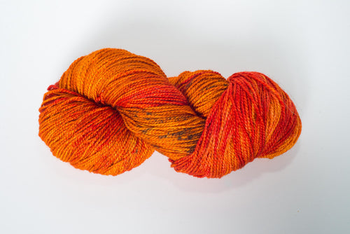 Mismated :  Autumn on Gilman ~ Superwash Merino Wool and Silk