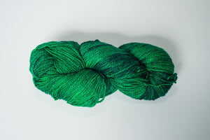 Mismated :  Emerald City ~ Superwash Merino Wool and Silk