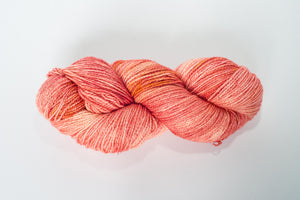 Mismated :  Rhododendron ~ Superwash Merino Wool and Silk