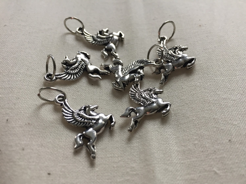 Pegasus: Set of 6 Stitch Markers