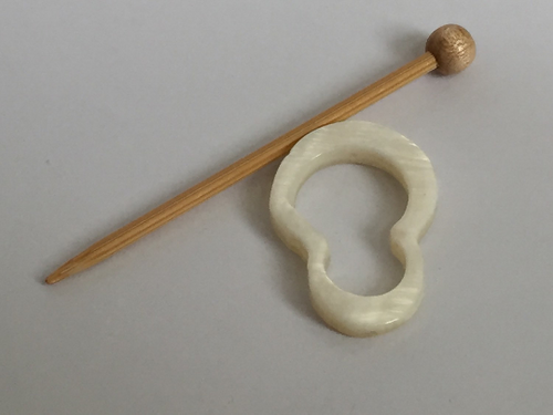 Mother of Pearl Shawl Pin 