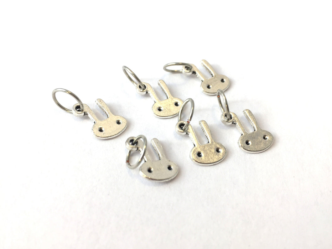 Silly Rabbits: Set of 6 Stitch Markers