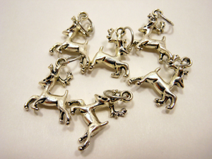 Stags: Set of 6 Stitch Markers