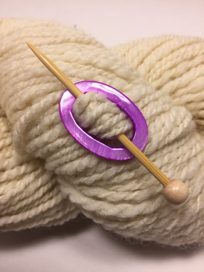 Mother of Pearl Oval Shawl Pin 