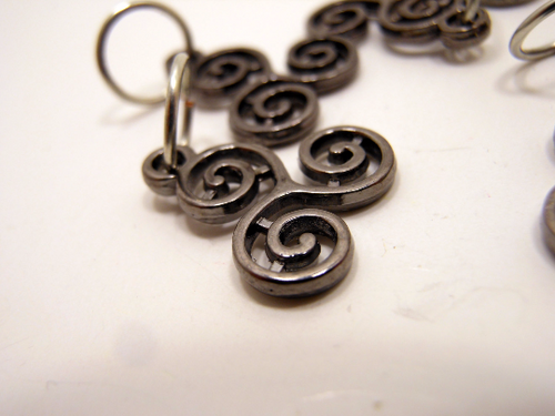 Triskelion: Set of 6 Stitch Markers