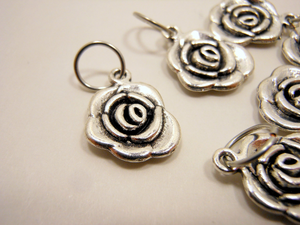 Roses: Set of 6 Stitch Markers