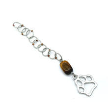 Snagless Beaded Chain Row Counter ~ Puppy Paws