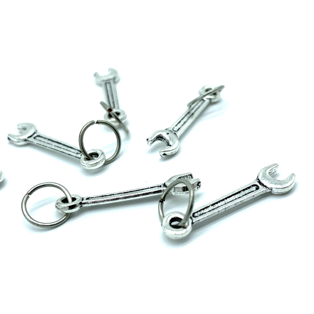 Wrenches: Set of 6 Stitch Markers
