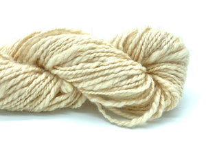 Handspun Yak and Tussah Silk Yarn ~ Naturally Colored Bulky "Luscious" 70 yards
