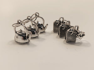 Tea Time: Set of 6 Stitch Markers